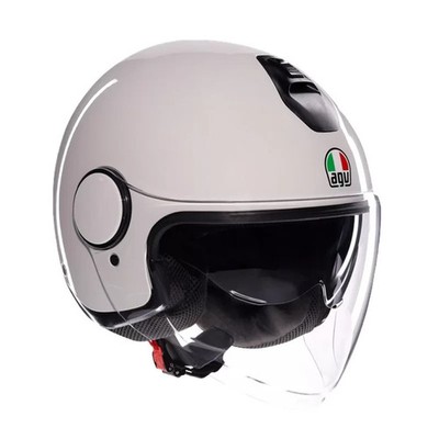Casco Jet Agv MONO BIANCO Materia White TAGLIA M Helm Casque