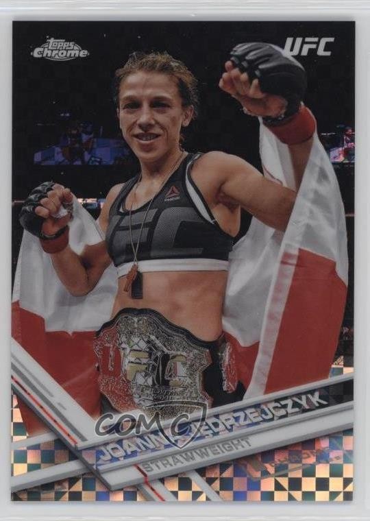 2017 Topps Chrome UFC X-Fractor Joanna Jedrzejczyk #53 13g0