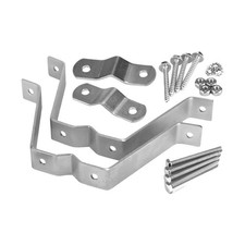 Wall Mount for TV Antenna Poles Adjustable Metal Bracket for Secure Fit