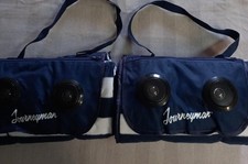 Camping/picnic Blankets Set Of 2 W/build-in Bluetooth Speakers Whit&navy Lin0029