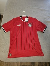 Egypt National Team 2022/23 Home Jersey Size L Egyptian Puma Knit Shirt Red NWT