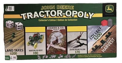 John Deere Tractoropoly Collector's Edition Masterpieces Tractor-Opolly NIB Open