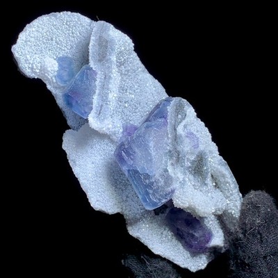 60G High Special Natural Beautiful Blue Fluorite Molandi Mineral Specimen/Fujian