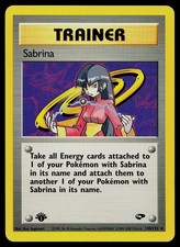 Pokemon Card - Sabrina Gym Challenge 110/132 1st Edition Rare on eBay