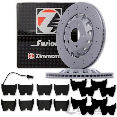Zimmermann Disques De Frein 370mm + Plaquettes Avant Pour AUDI RS3 8V - Photo 1/4