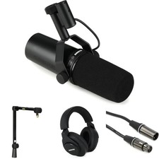 Shure SM7dB Active Dynamic Microphone and SRH440A Headphones Broadcast Bundle