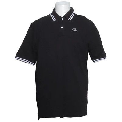 Kappa, Poloshirt, Größe: XL, Schwarz, Baumwolle, Herren #dCe