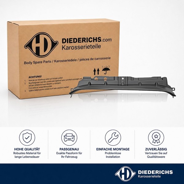 Zier Schutzleiste Frontverkleidung Oben Diederichs 1405064 FÜR Ford-image
