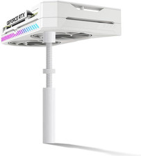 Anti-Sag GPU Support   White L , Magnetic Graphics Card Stand with Silicone