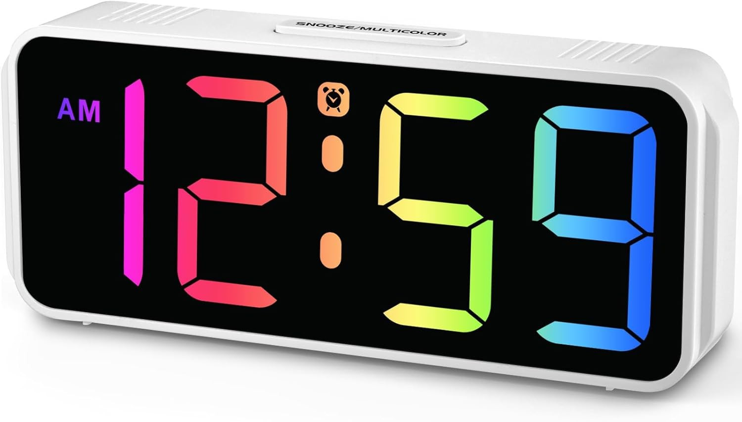 Plug In For Kids Bedroom Bedside Nightstand, 8 Rgb Col