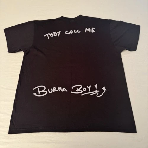 They call me BURNA BOY Love Damini T Shirt Size XL Hip Hop African Giant