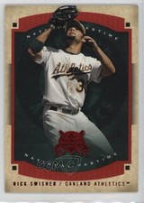 2005 Fleer National Pastime Red /150 Nick Swisher #61 0q3