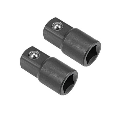 2 Stück 3/8Zoll Antrieb (F)X1/2 Zoll (M) Stecknuss-Adapter Buchse Auf Stecker