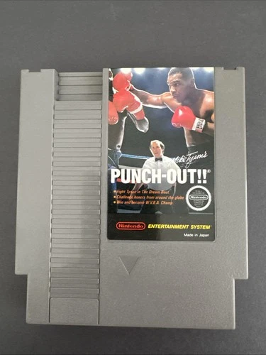 Authentic Mike Tyson's Punch-Out for Nintendo NES Tested Working Punchout