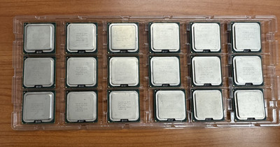 Lot of 18 Intel Core 2 Duo E8400 LGA775 SLB9J 3.0GHz 6MB CPU Processor