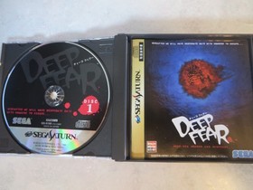 Deep Fear + Obi + Reg + Flyers Sega Saturn Import US Seller