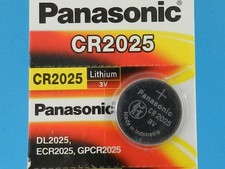 PANASONIC CR2025 LITHIUM 3V BATTERY 1 Pc