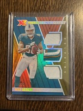 2018 Panini XR Mike Gesicki Rookie Triple Threats Gold RC #5/10 Dolphins Bengals