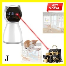 Rechargeable Automatic Laser Interactive Cat Toy for Indoor Kittens and Dogs
