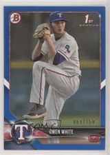 2018 Bowman Draft Blue 69/150 Owen White #BD-159 02d2