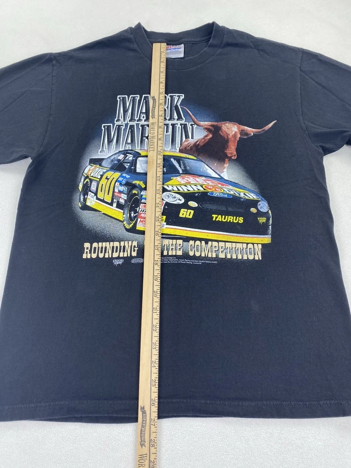 Camiseta Nascar Mark Martin L Winn Dixie Beef Roundin Up Competition 1998 Antiga - Imagem 4 de 4