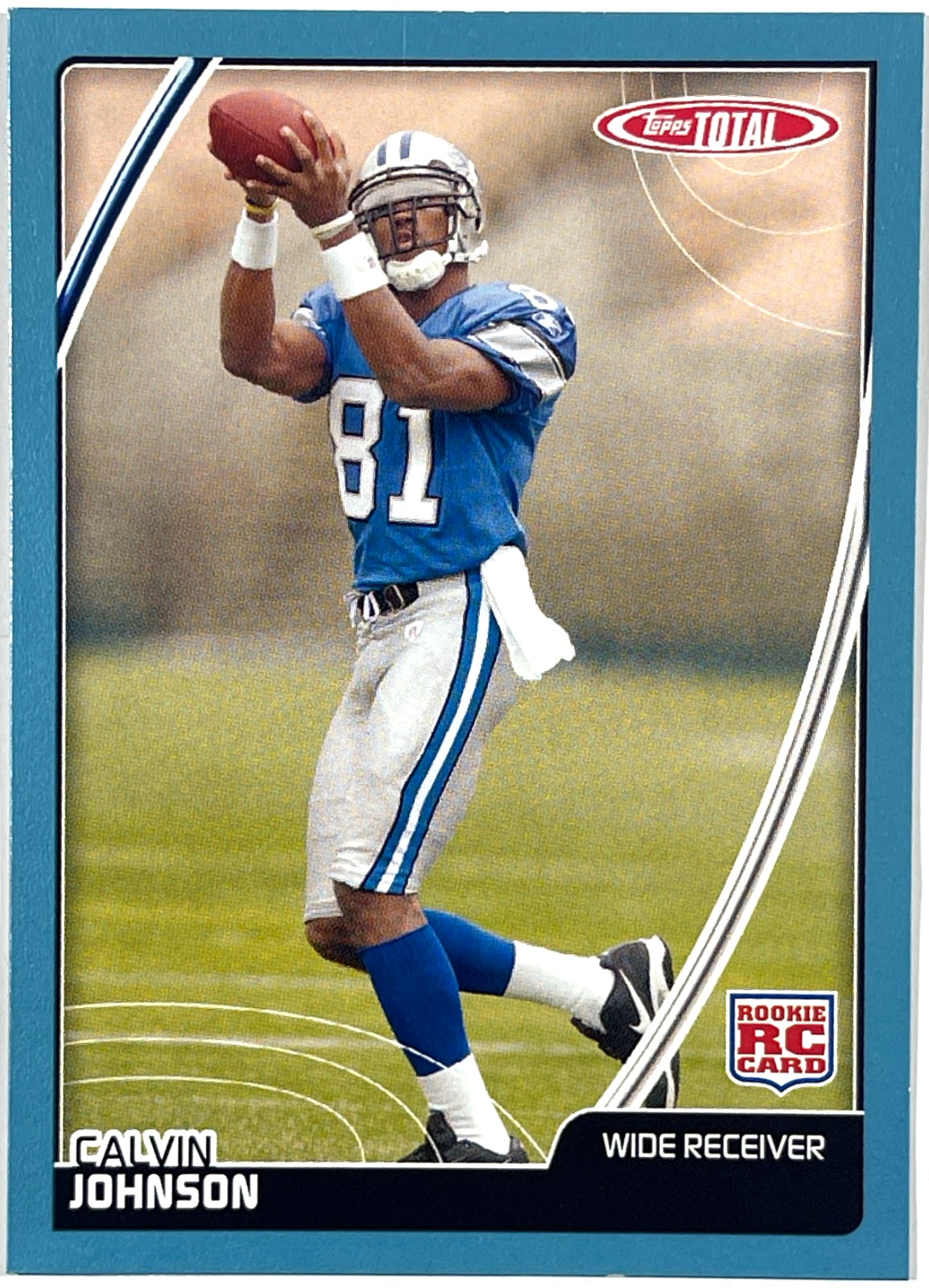 Calvin Johnson Topps Total #475 Blue