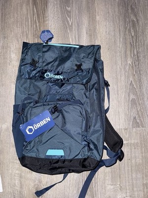 Orben LoneStar TEAL BLUE Padded Backpack With Laptop Sleeve Hiking Camping NWOT