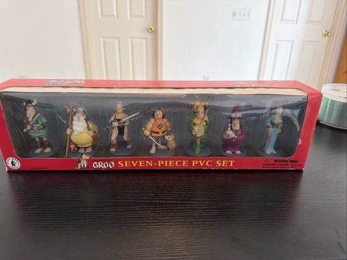 Sergio Aragones' GROO the Wanderer Seven Piece PVC Set Dark Horse Comics 2002