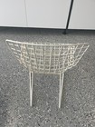 Pair AUTHENTIC early KNOLL Harry BERTOIA White WIRE Children's CHAIRS — photo 8