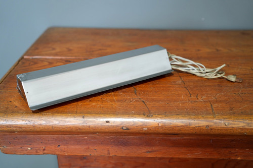 Vintage Metaframe Deluxe Stainless Aquarium Tank Terrarium Hood Light Lamp 14"