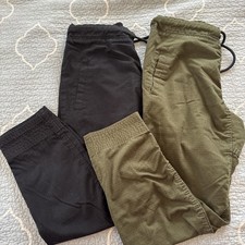 Pantaloni Kingz Kimonos JIU JITSU A1 lotto di 2 cotone nero e verde 