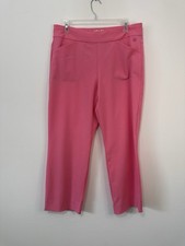 Lilly Pulitzer Luxletic Cropped Pant Size 12 Vibrant Pink Preppy Activewear