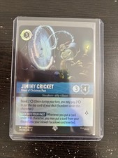 Disney Lorcana TCG Winterspell Jiminy Cricket - Ghost Of Christmas Past Epic