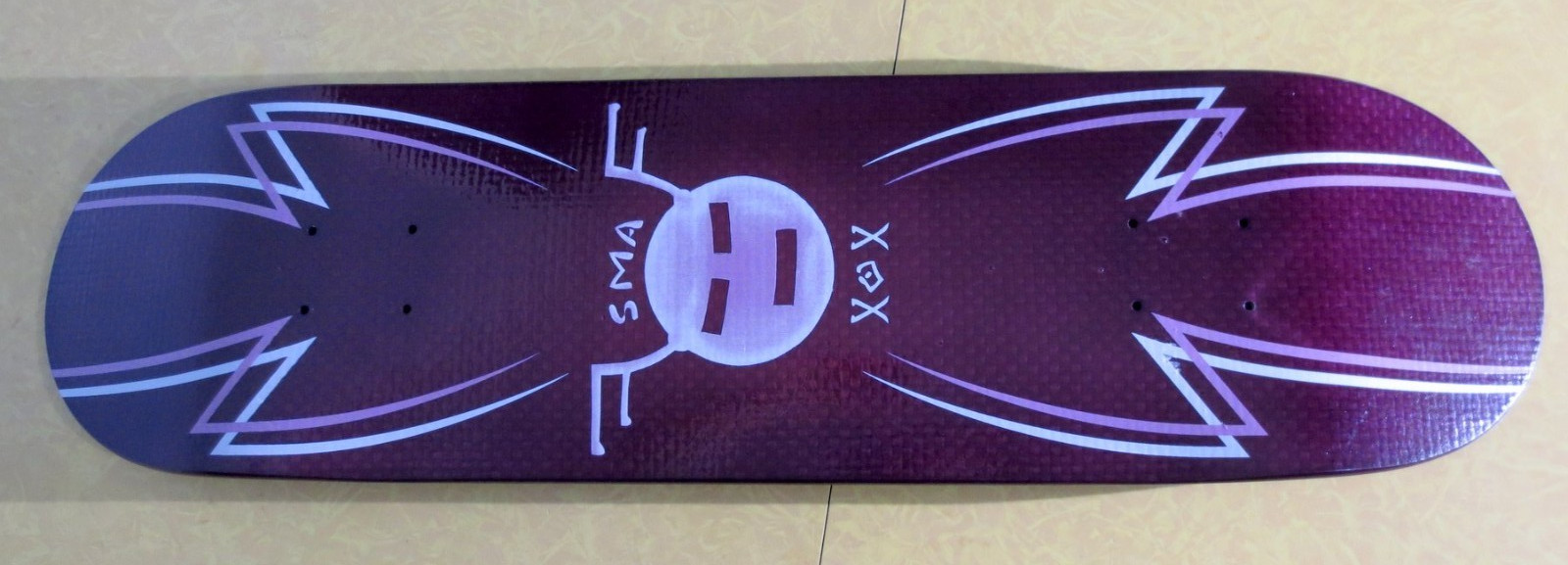 2008 SMA SANTA MONICA AIRLINES 30th Anniv Blackbird FIBERLAM Skateboard Deck NOS