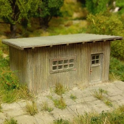 Materiallager 1:87 / Spur H0 - Laser Cut Bausatz - Eisenbahn Modellbau