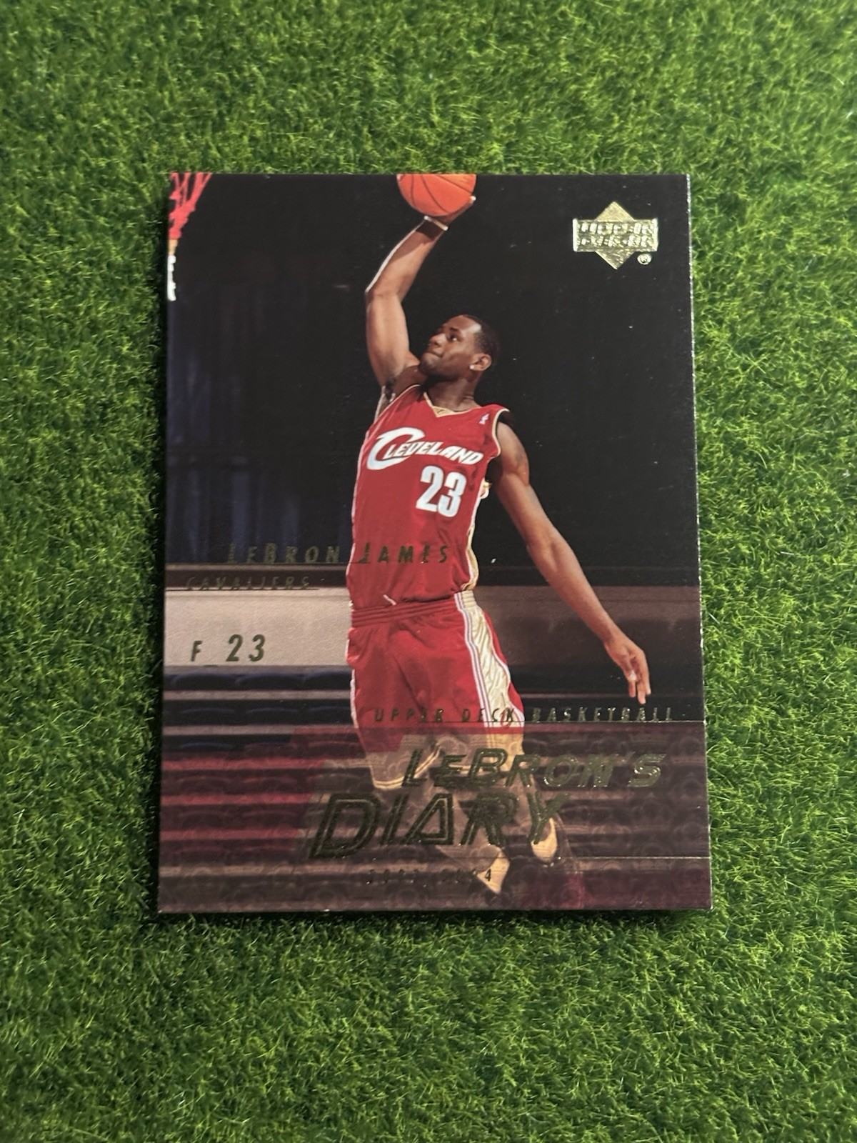 2003-04 Upper Deck LeBron James LeBron's Diary Rookie RC #LJ15 Cavaliers