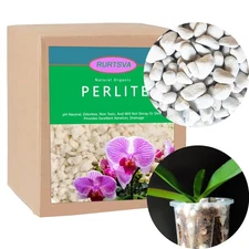 Natural Organic 1-2CM Chunky Perlite 20QT for Plants Horticultural Coarse Pea...