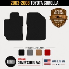 Avery Sport Touring Front Floor Mats For 2003-2008 Toyota Corolla 3au