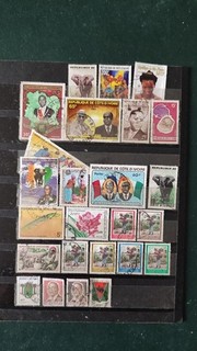 25 TIMBRES DE COTE D IVOIRE LOT 20082026 COT 999