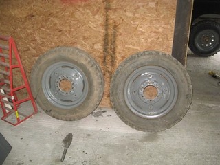 Massey Ferguson FE35 front wheels and tyres