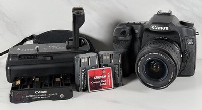 Canon EOS 50D 15.1MP DSLR Camera Body With BG-E2N & 18-55mm F/3.5-5.6 EFS Lens