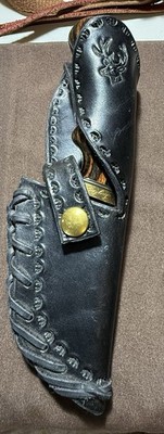 Bob legler Drop Point Custom Fixed Blade Knife W/Sheath