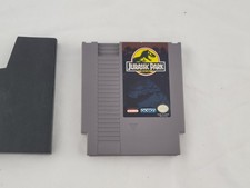 NES Nintendo Jurassic Park Ocean Authentic Tested Working Oval Seal REV-A 1993