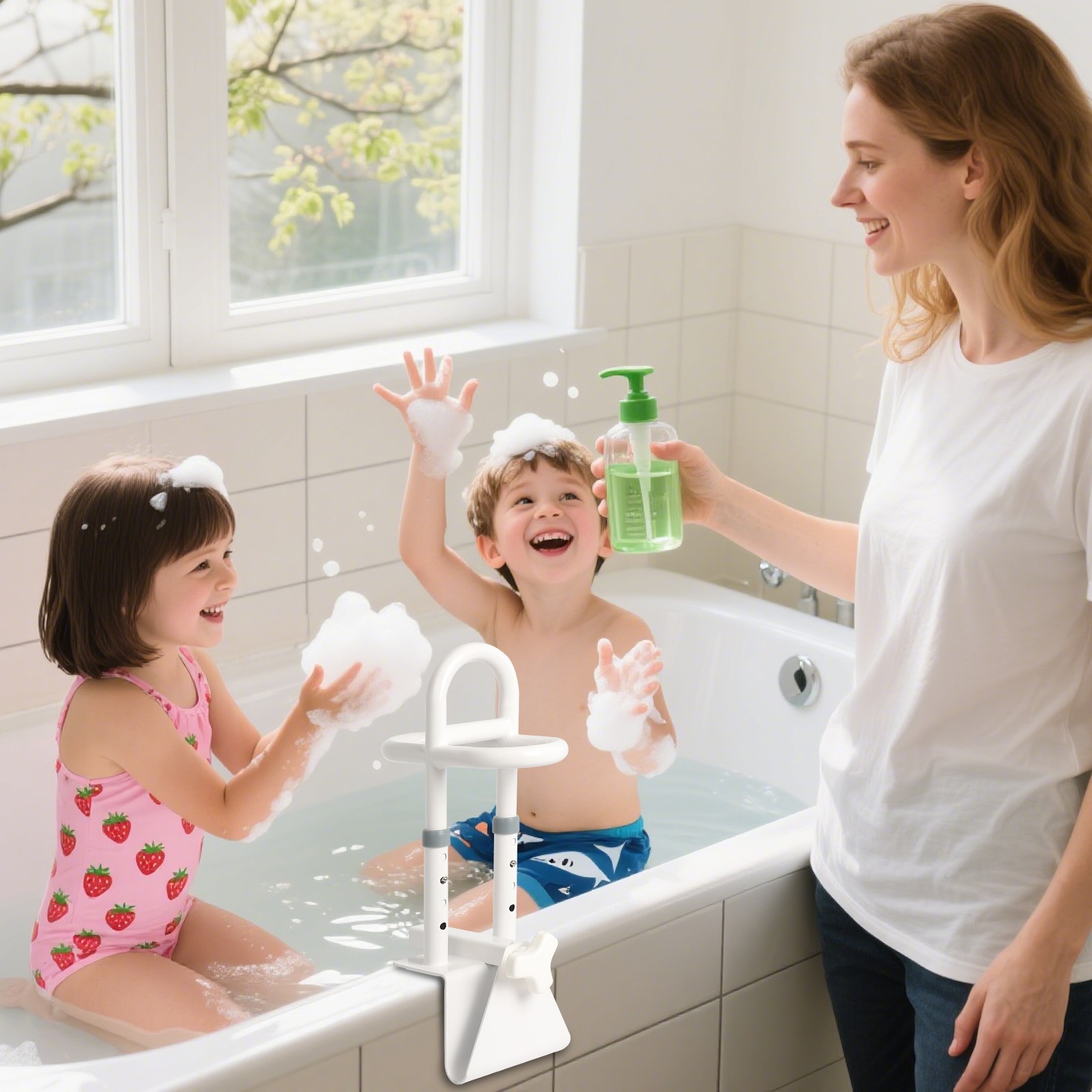 Bathroom Grab Bars for Seniors, Shower Grab Bars for Bathtubs and Showers