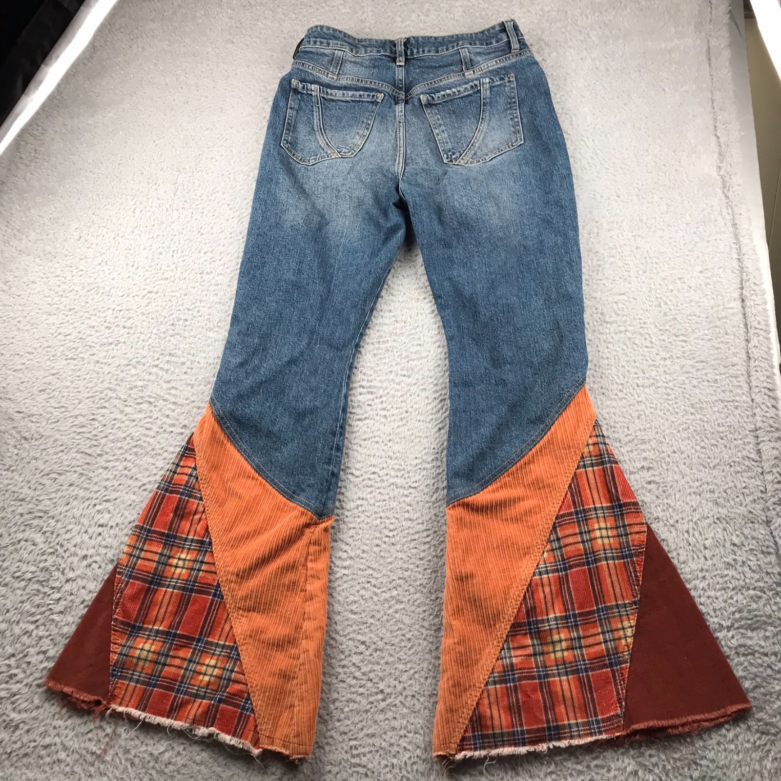 We The Free People Flashback Patchwork Flare Jean… - image 14