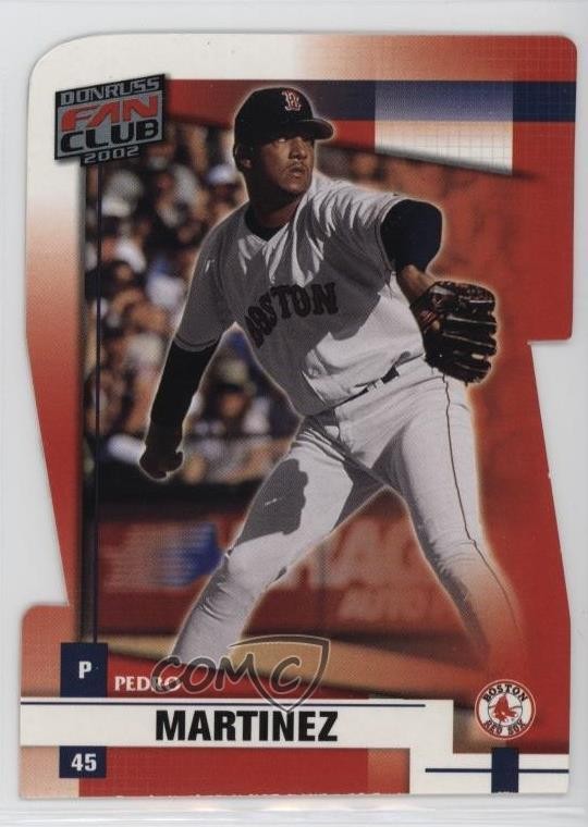 2002 Donruss Fan Club Die-Cut Pedro Martinez #2 HOF 7iu