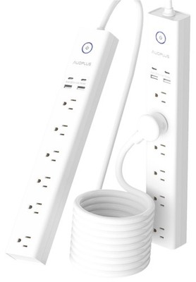 Power Strip Surge Protector with USB C Ports, 6 Outlet and 4 USB Charger, 10F...