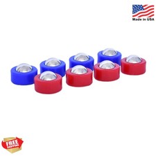 GoSports Shuffle Board Mini Roller Replacement Set of 8 Rollers