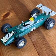 Vintage 1969 Triang SCALEXTRIC C5 EUROPA VEE  F1 Car  w/working PowerSledge