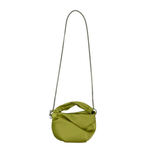 JIMMY CHOO Shoulder Bag Chain BONNY SAT Green
